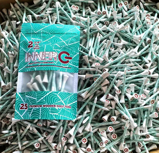 2 3/4” Bamboo Tees - 25 Pack