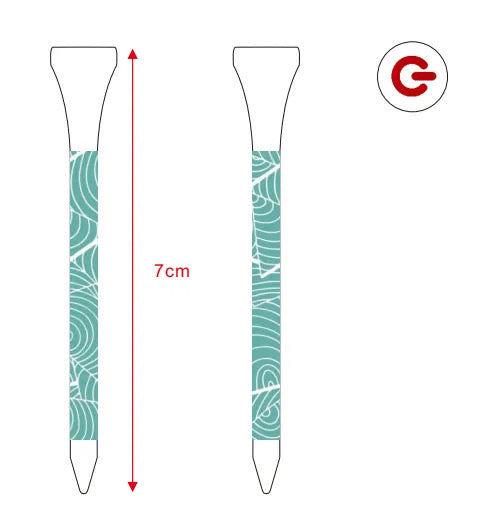 2 3/4” Bamboo Tees - 25 Pack